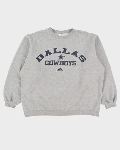 00s Dallas Cowboys NFL Adidas Grey Sweatshirt - L
