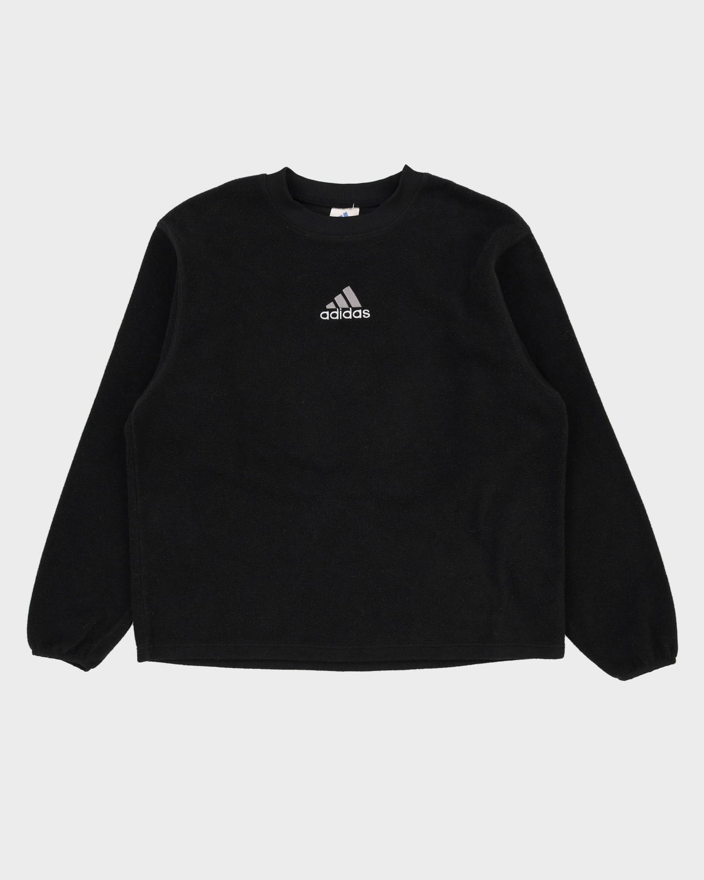 90s Adidas Black Fleece Style Sweatshirt - L