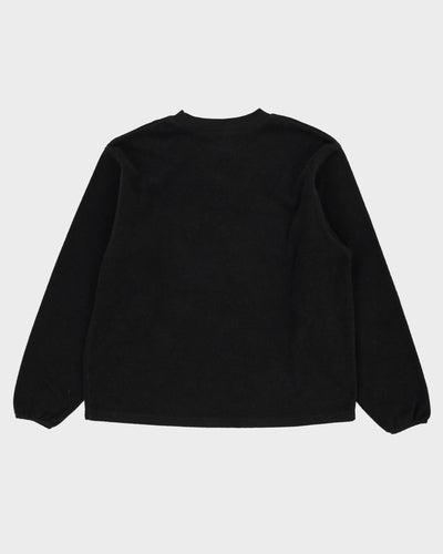 90s Adidas Black Fleece Style Sweatshirt - L