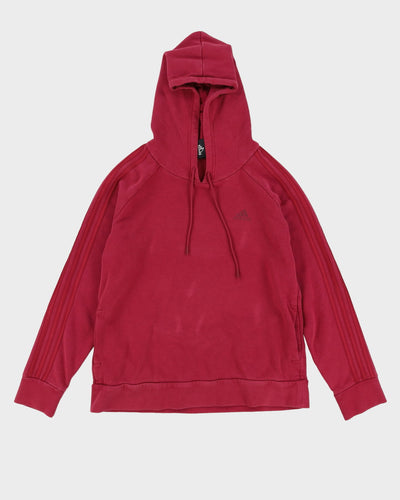 Adidas Dark Pink Hoodie - S