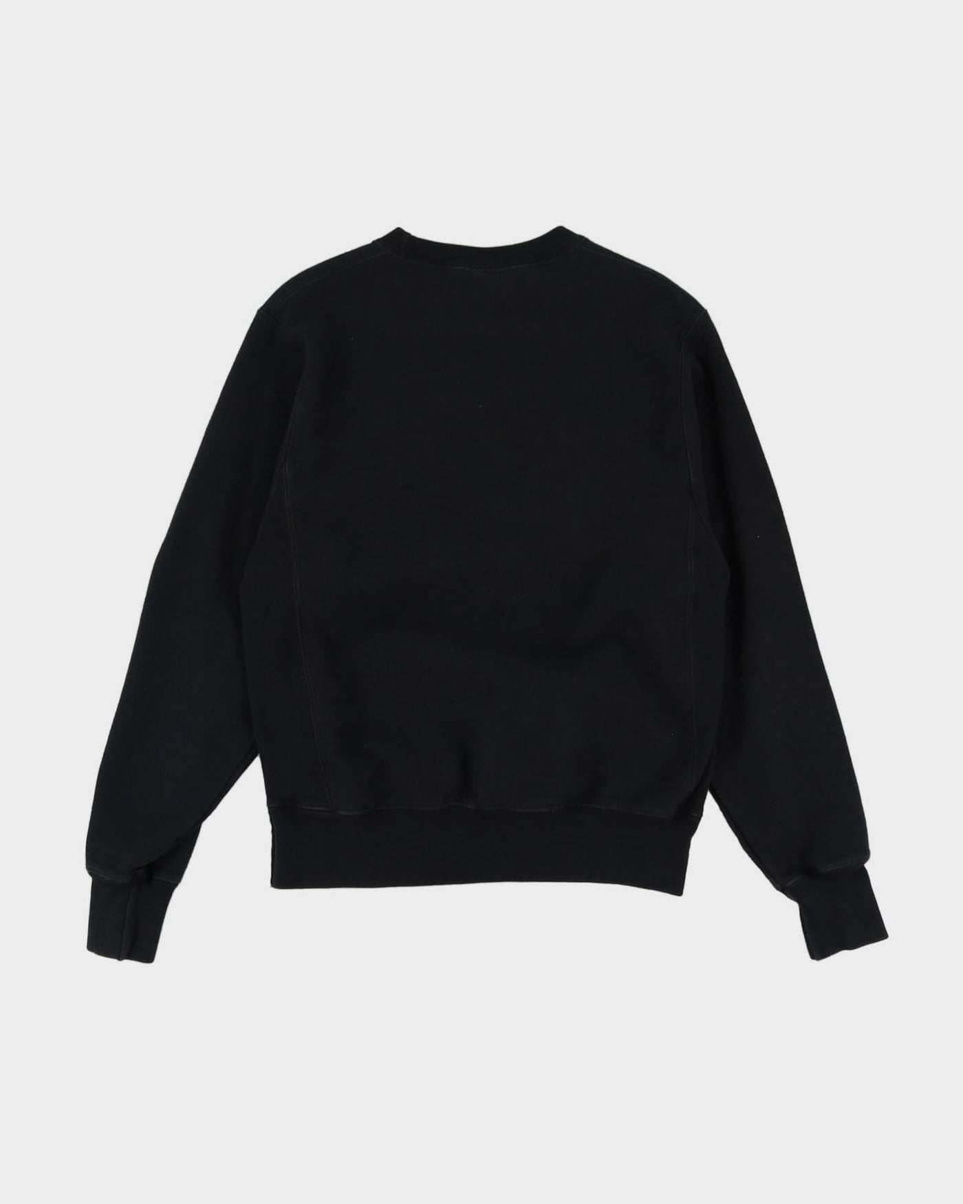 Champion Black Reverse Weave Logo Sweatshirt - S