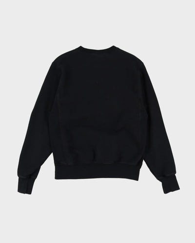 Champion Black Reverse Weave Logo Sweatshirt - S