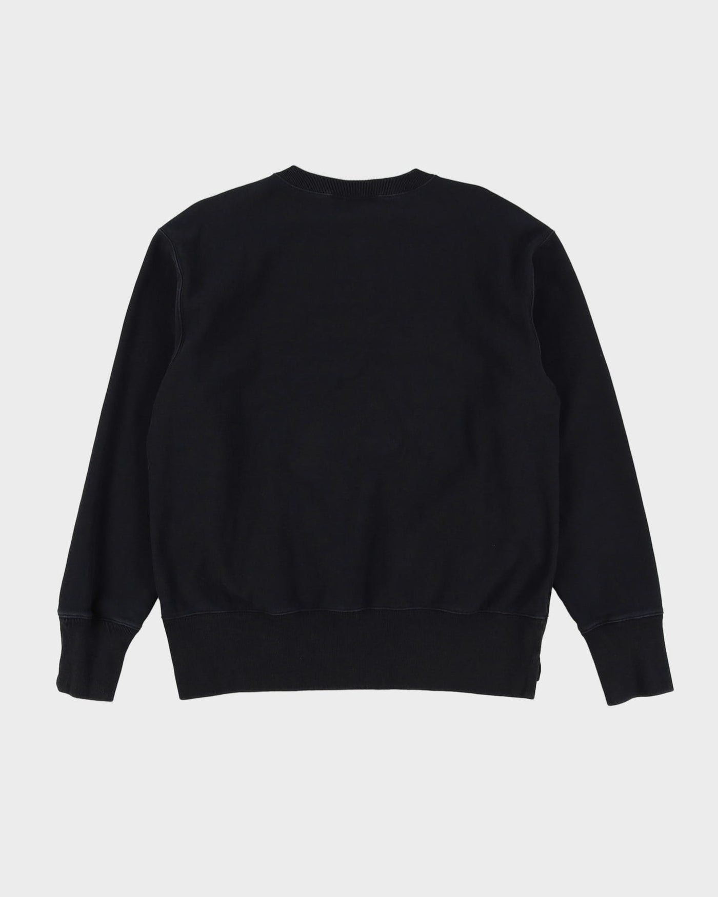 Champion Black Reverse Weave Logo Sweatshirt - M