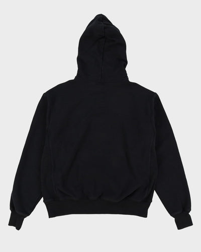 Champion Black Reverse Weave Logo Hoodie - L