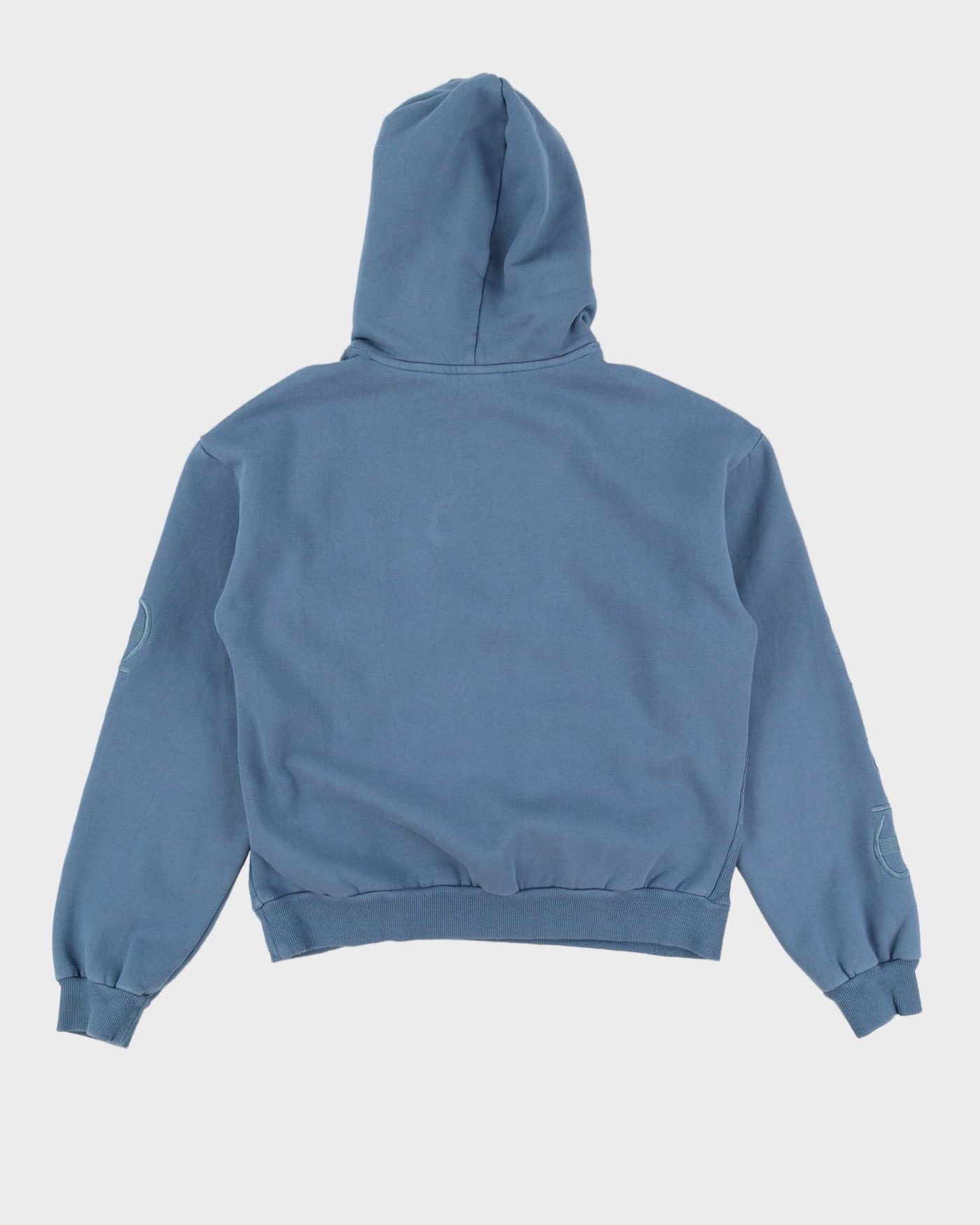 Champion Blue Embroidered Hoodie - M