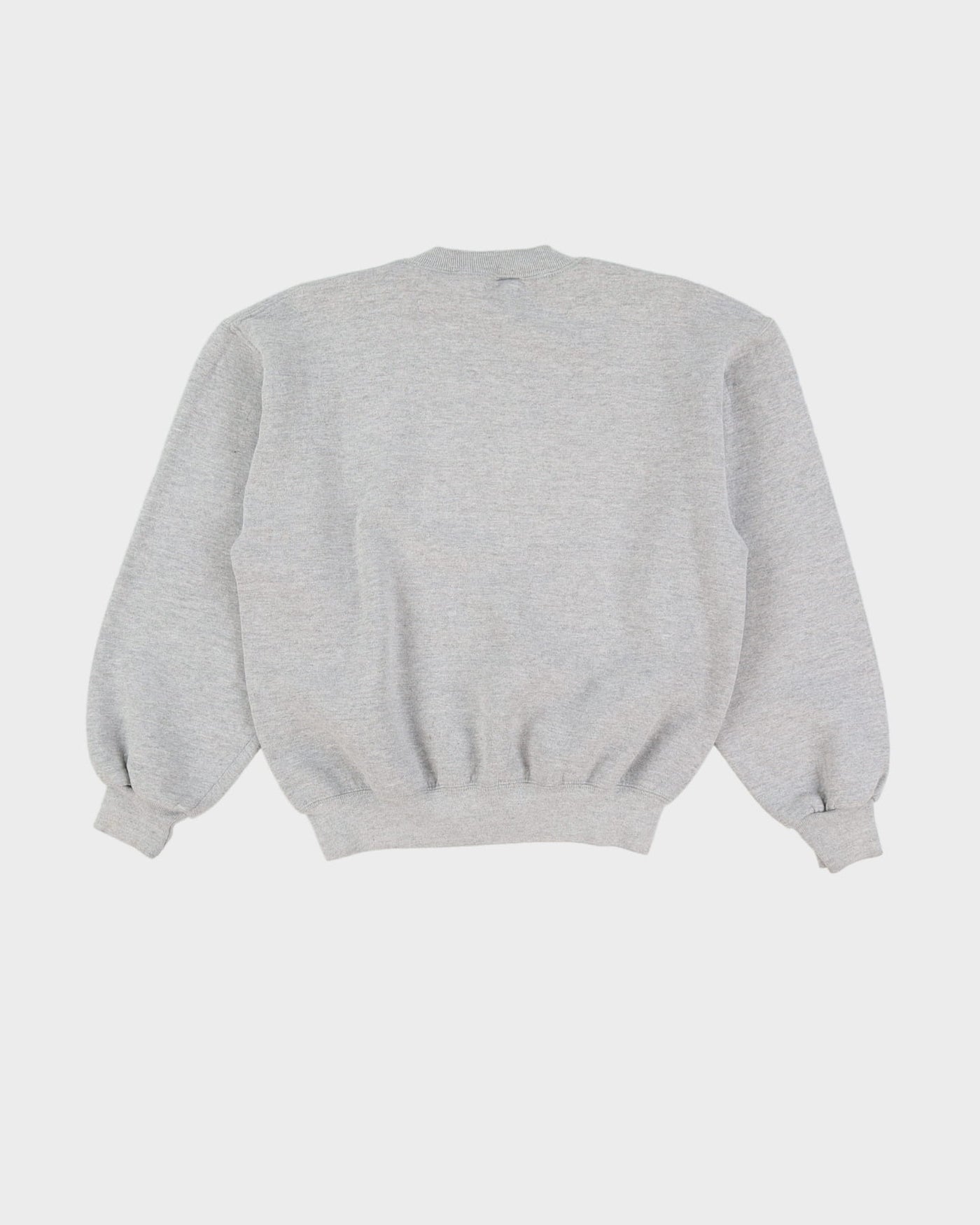 90s Budlife Weed Graphic Russell Athletic Grey Sweatshirt - M