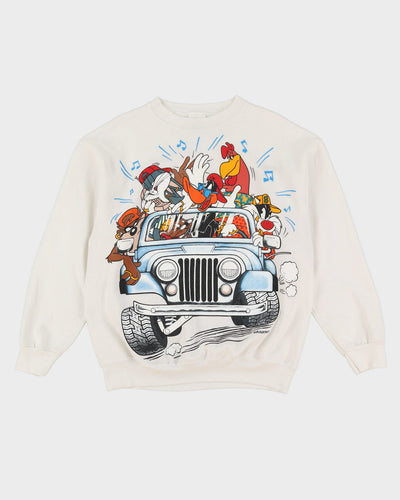 1993 Looney Tunes Double Sided Car Graphic Sweatshirt - L