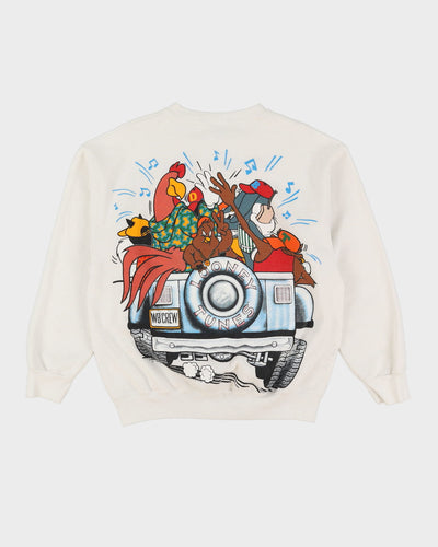 1993 Looney Tunes Double Sided Car Graphic Sweatshirt - L