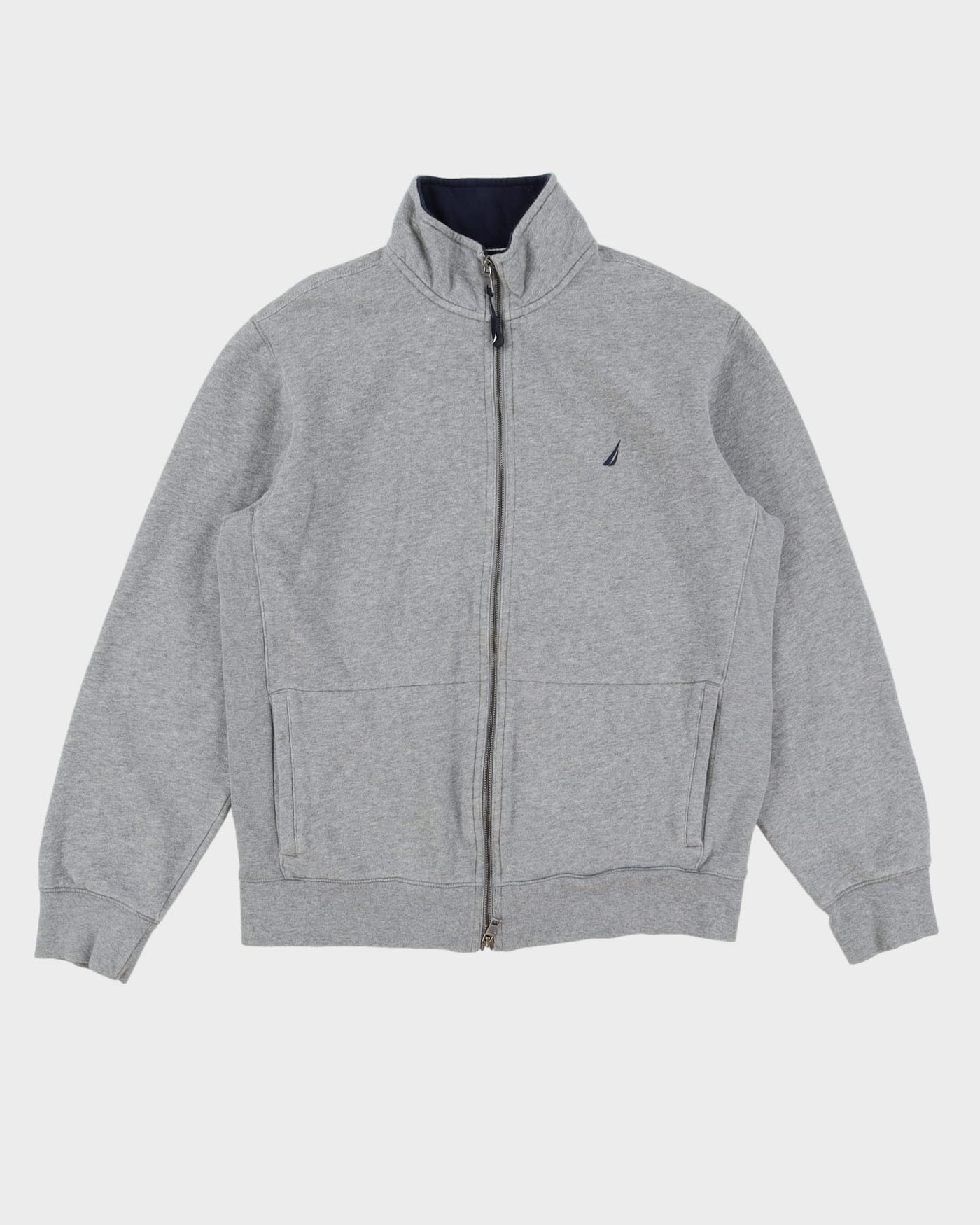 Nautica Grey Full Zip Sweatshirt - L