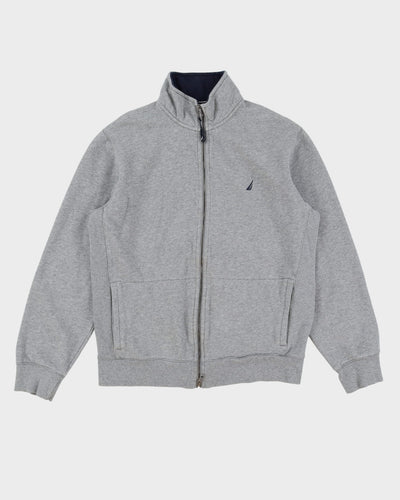 Nautica Grey Full Zip Sweatshirt - L