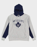 NHL Toronto Maple Leafs Grey / Navy Hoodie - L