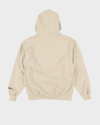Keith Haring Beige Classic Artwork Hoodie - M
