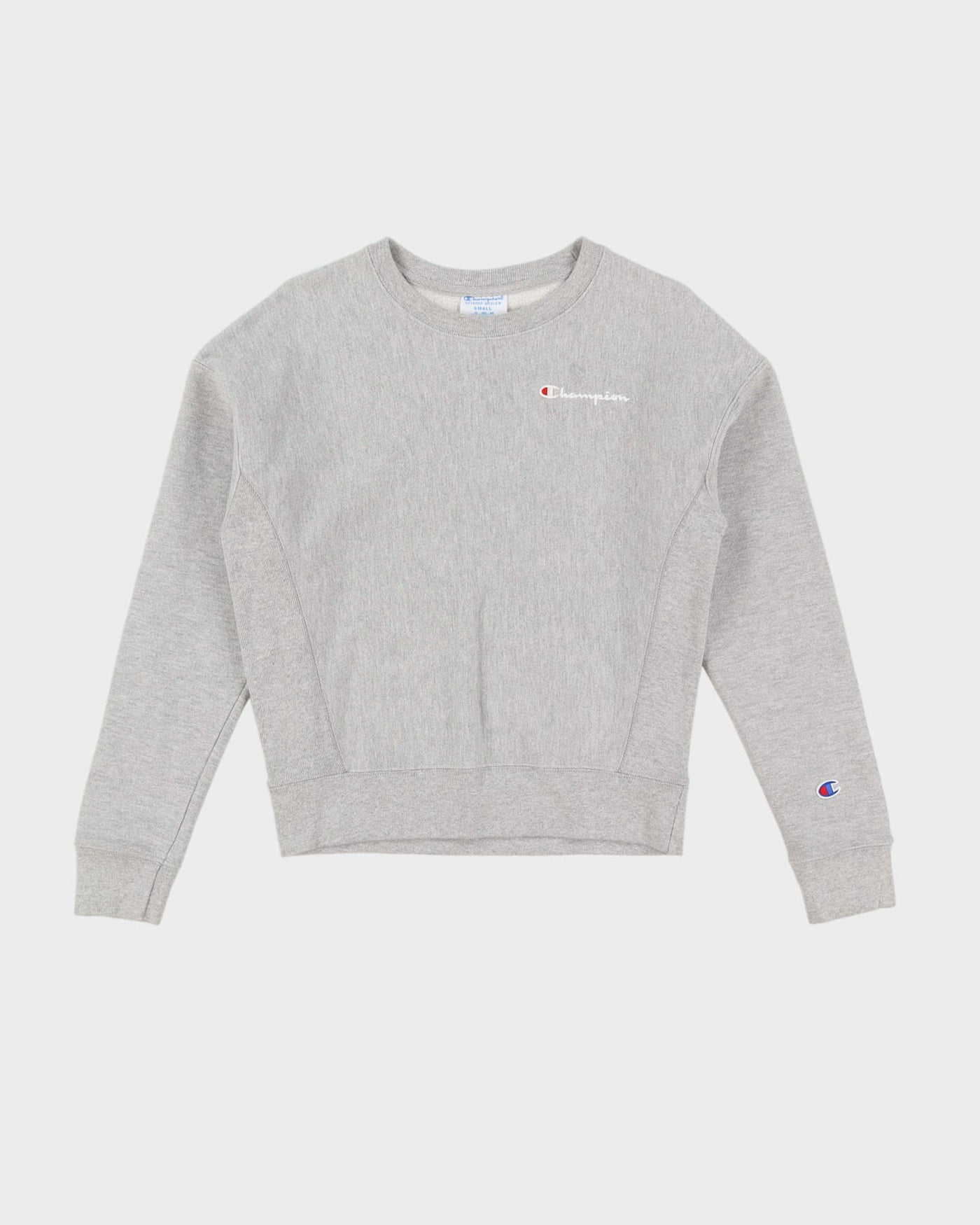 Champion Grey Reverse Weave Crewneck Sweatshirt - S