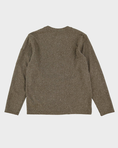 Patagonia Light Brown Quarter-Button Sweatshirt - S / M