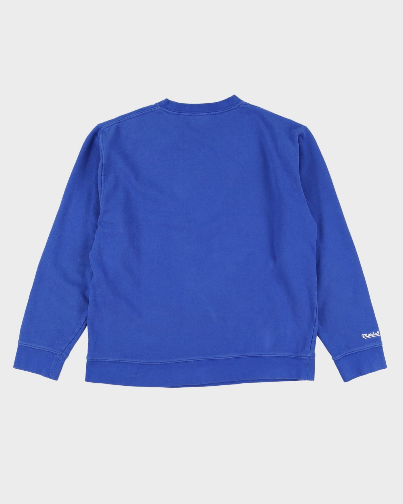 MLB New York Mets Mitchell & Ness Blue / Orange Sweatshirt - L