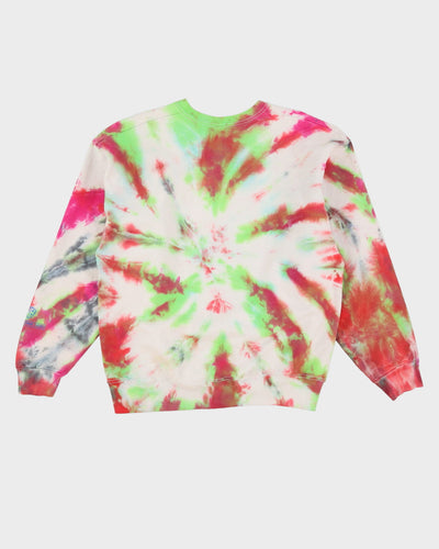 Early 90s Looney Tunes Tie Dye Fruit Of The Loom Graphic Sweatshirt - L