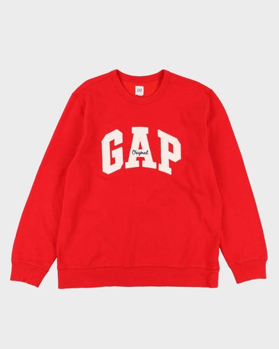Gap Red Centre Logo Sweatshirt - XL