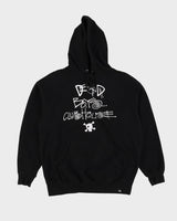 Stussy X Raif Adelberg Dead Boys Clubhouse Black Hoodie - L