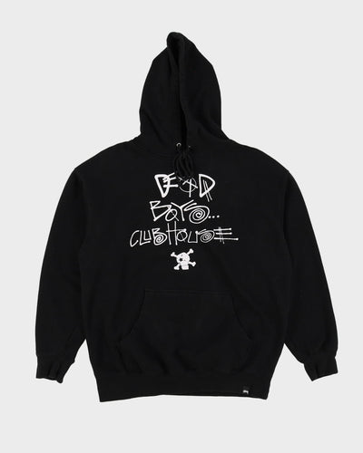 Stussy X Raif Adelberg Dead Boys Clubhouse Black Hoodie - L