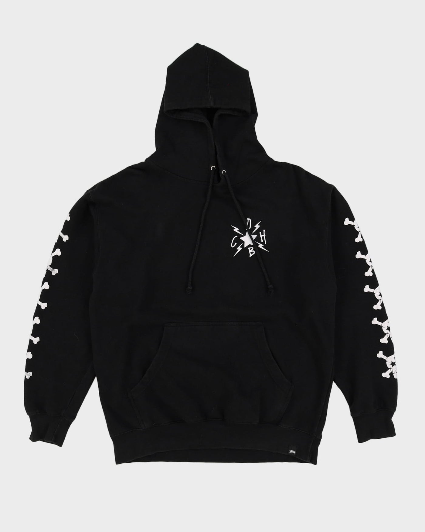 Stussy X Raif Adelberg Dead Boys Clubhouse Black Hoodie - L