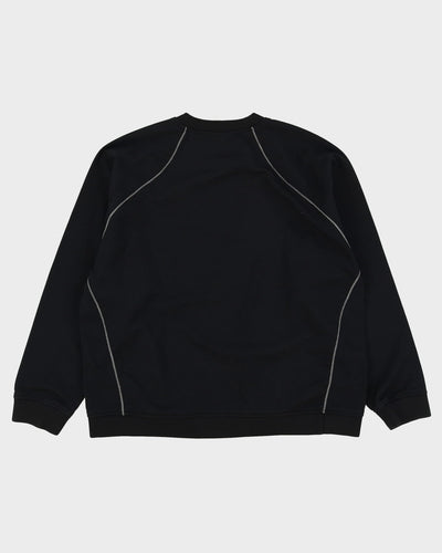 00s Reebok Hockey Black Sweatshirt - L / XL