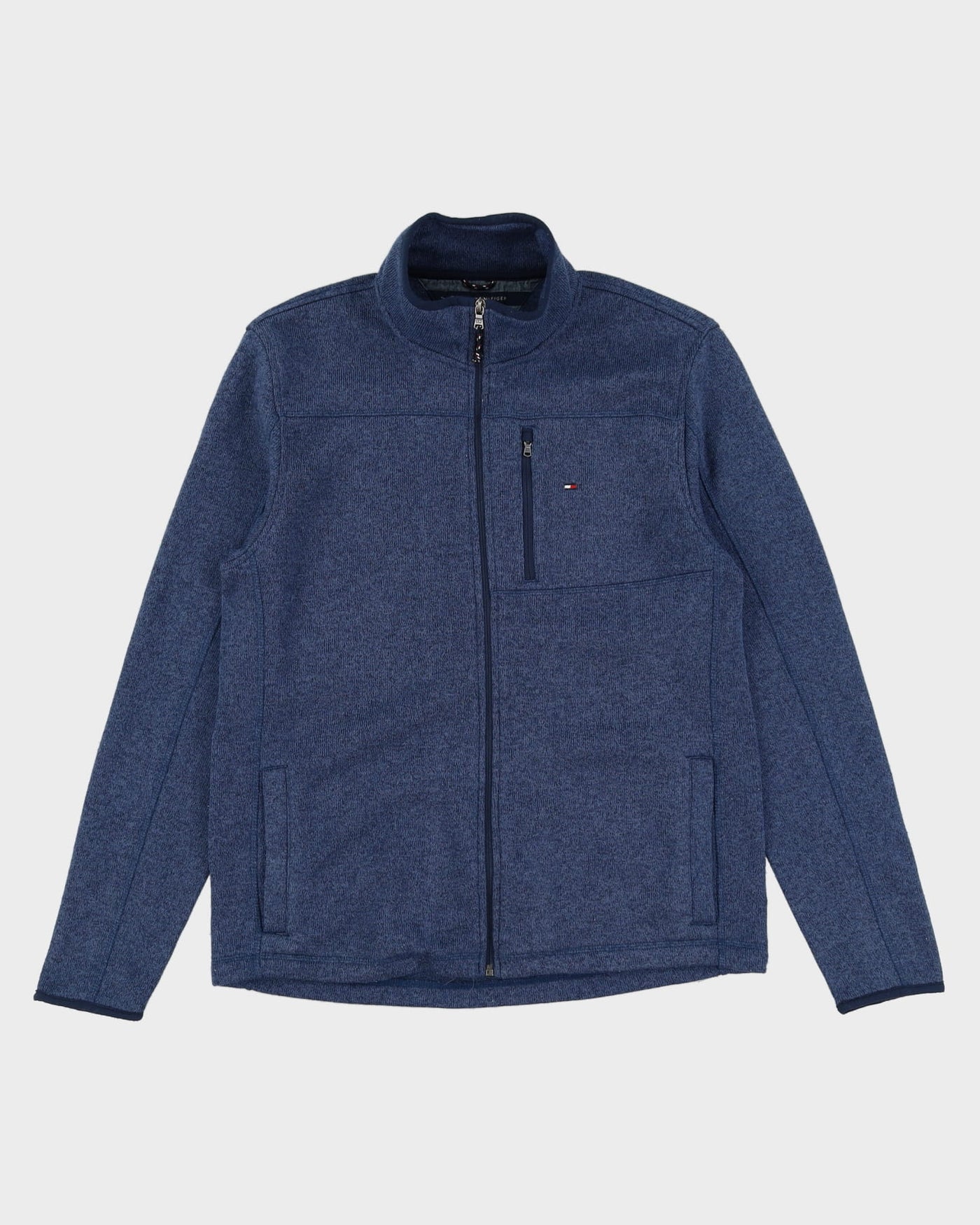 Tommy Hilfiger Dark Blue Full-Zip Sweatshirt - L