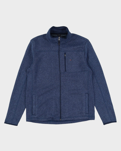 Tommy Hilfiger Dark Blue Full-Zip Sweatshirt - L