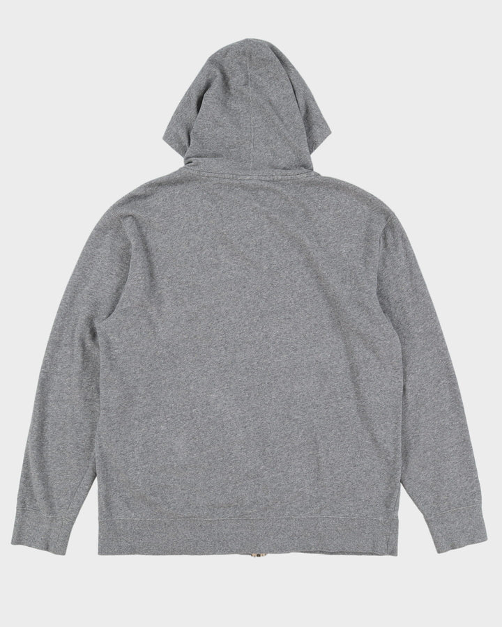 00s Oakley Grey Full-Zip Hoodie - XL