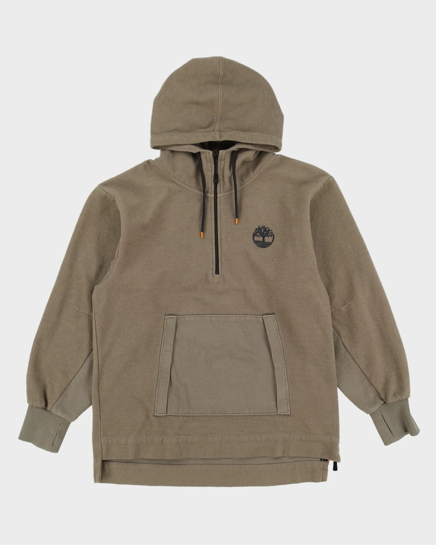 Vintage 90s Timberland Green Half-Zip Sweatshirt - M