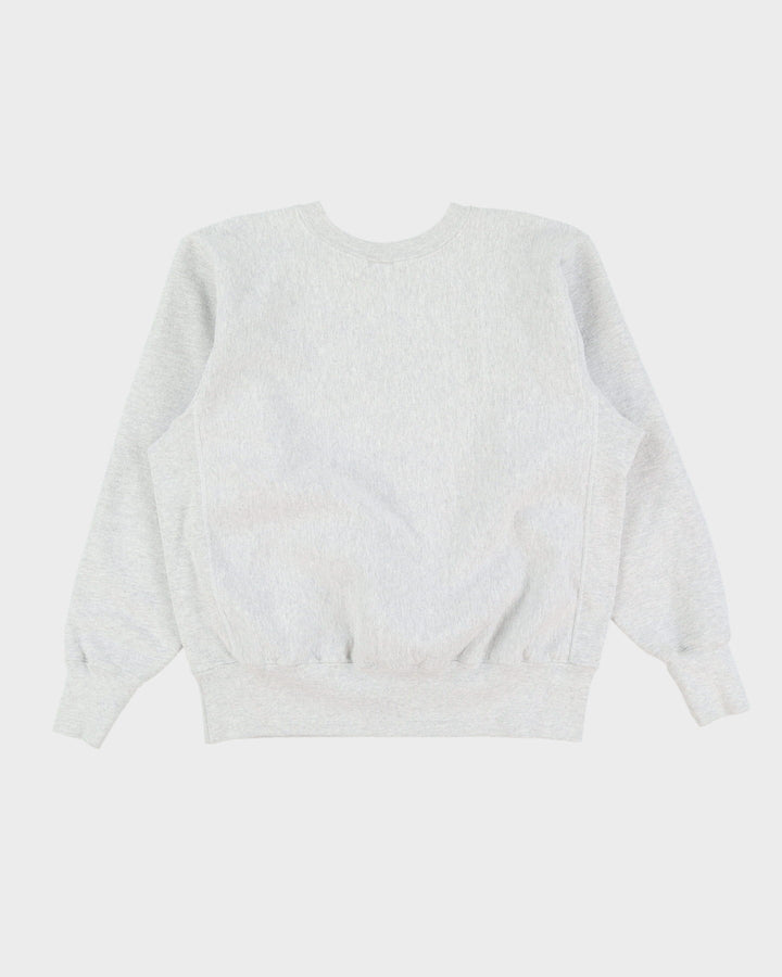 Stranger Things Hawkins Indiana Middle School Grey Made In USA Heavyweight Sweatshirt - L