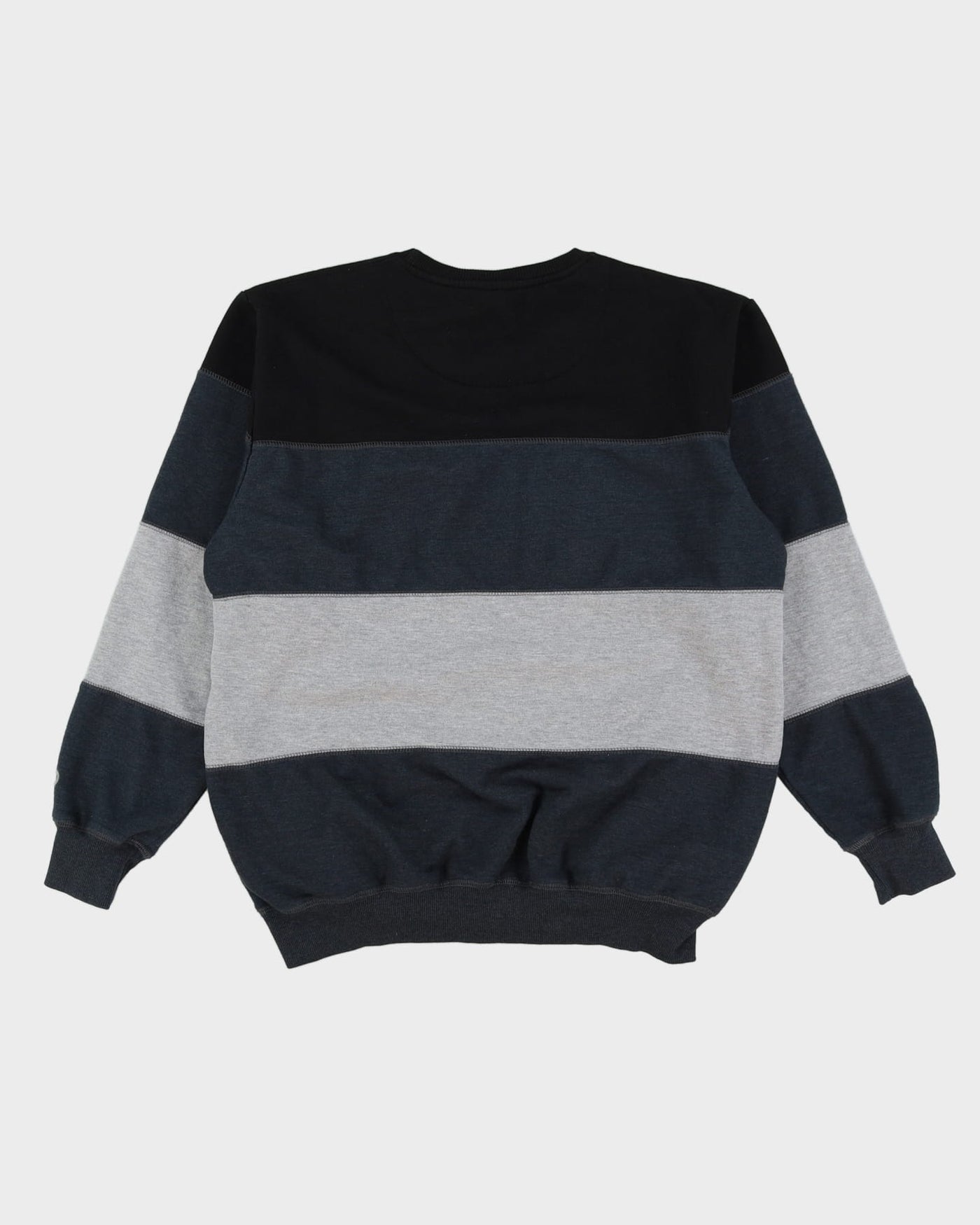 NIKE Black / Grey Gradient Colour Sweatshirt - XL / XXL