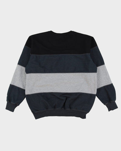 NIKE Black / Grey Gradient Colour Sweatshirt - XL / XXL