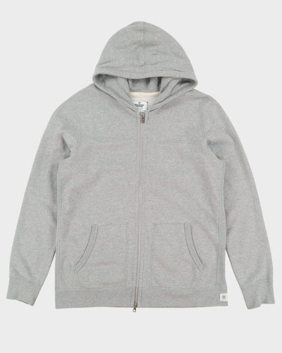 Pre-Loved Reigning Champ Grey Full-Zip Classic Hoodie - XXL