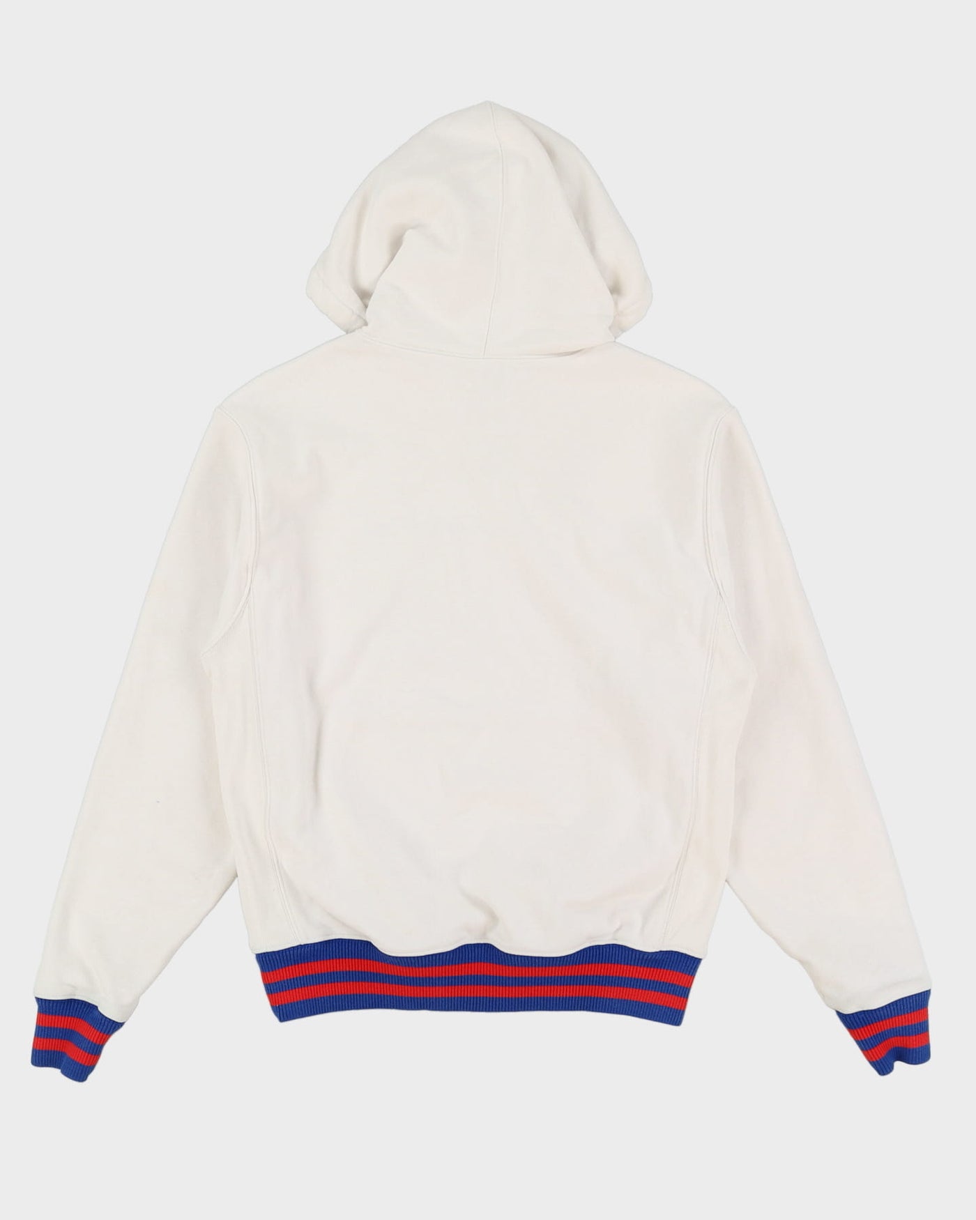 Champion Reverse Weave White Oversized Hoodie - M