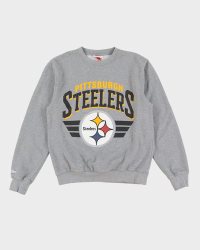 Mitchell & Ness Grey Pittsburgh Steelers NFL Sweatshirt - M