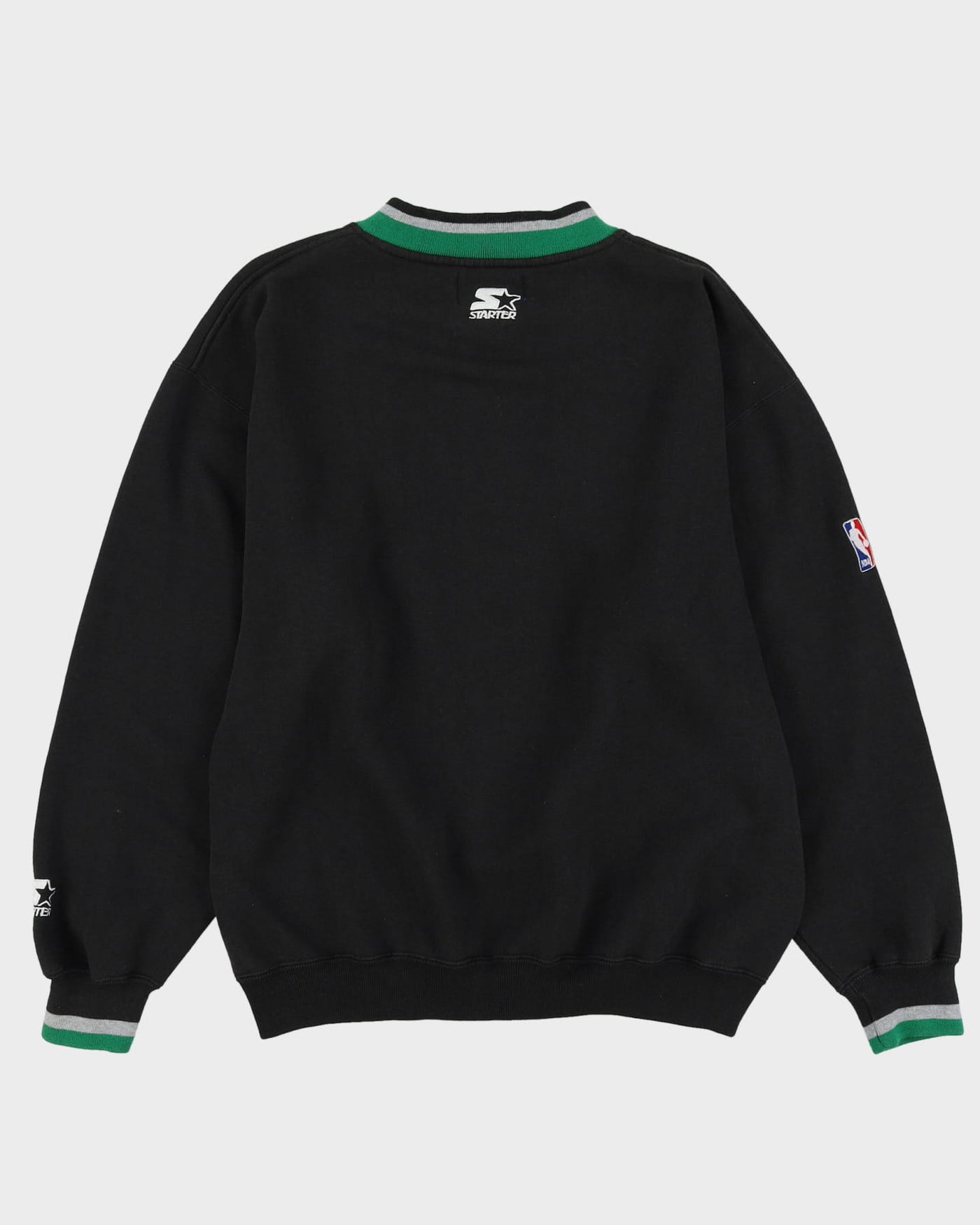 90s Starter NBA Black Boston Celtics Oversized Sweatshirt - L