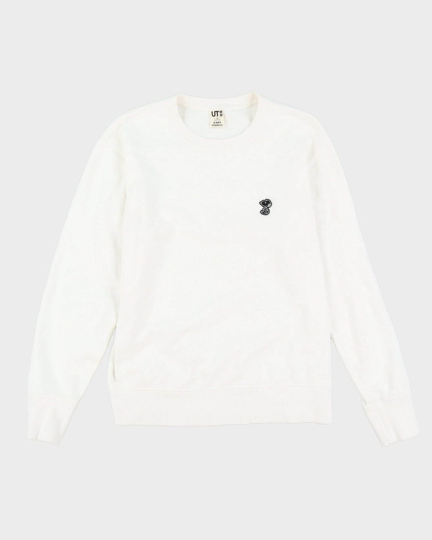 KAWS X Peanuts X Uniqlo White Snoopy Sweatshirt - M