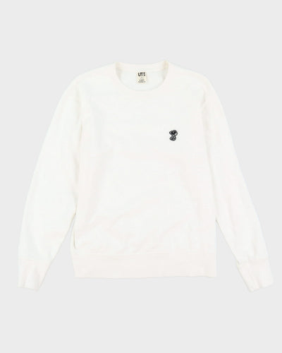 KAWS X Peanuts X Uniqlo White Snoopy Sweatshirt - M