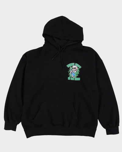 90s Mary Jane To The Brain Black Hoodie - XL