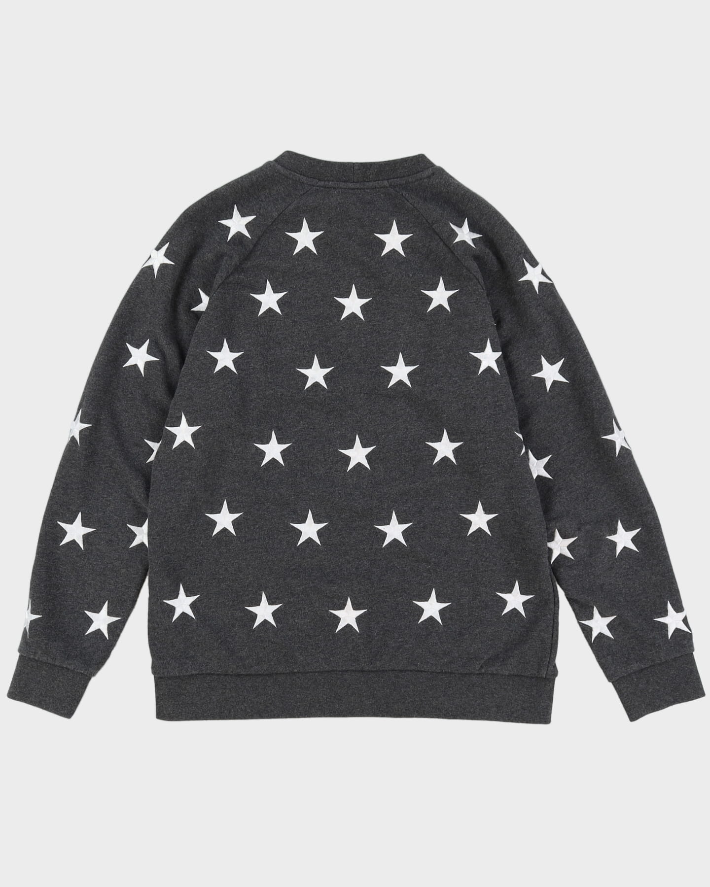 Sandro All Over Print Star Design Grey Sweatshirt - M
