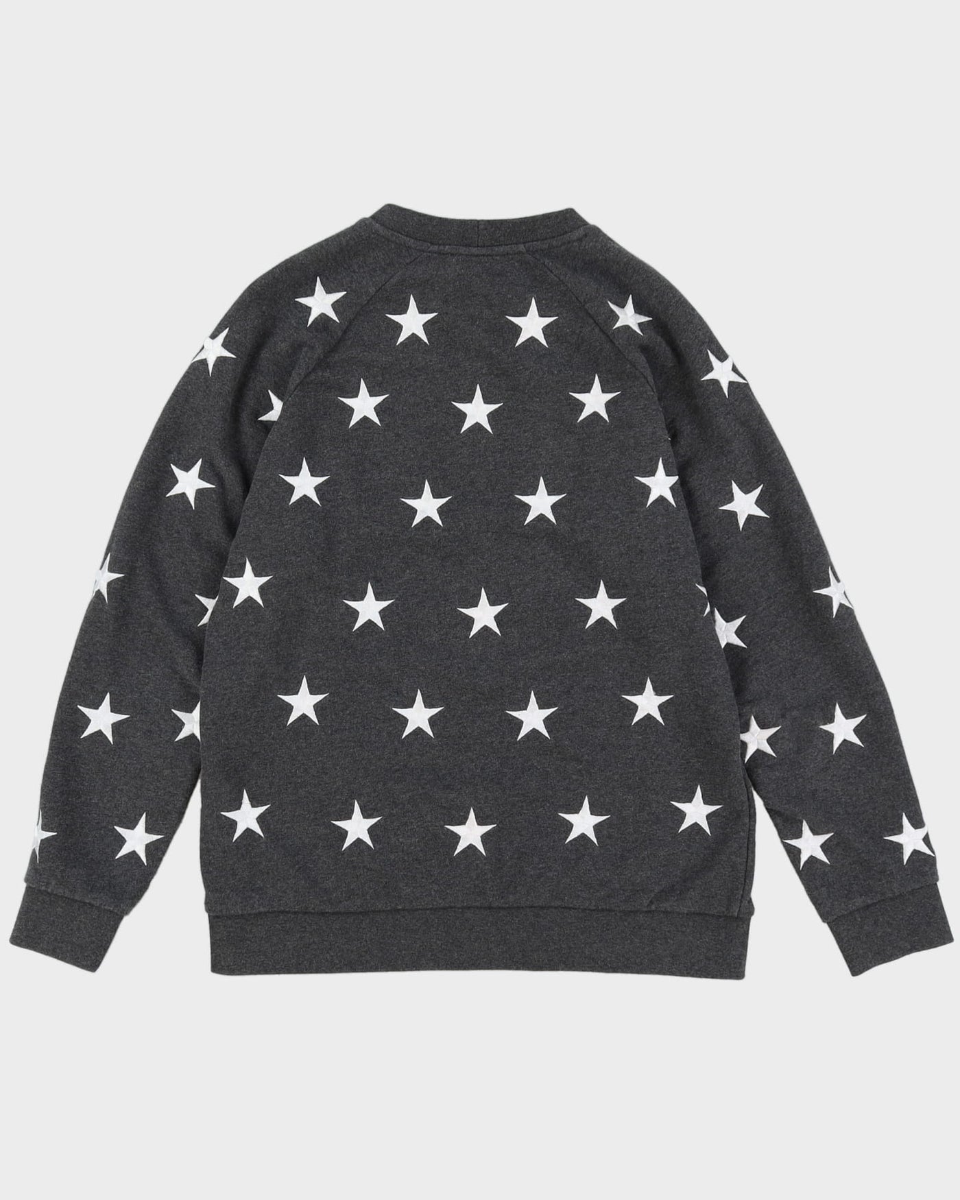 Sandro All Over Print Star Design Grey Sweatshirt - M