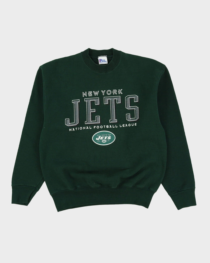 Vintage 90s Pro Player New York Jets NFL Green Sweatshirt - L