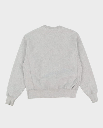 Vintage Champion Reverse Weave Grey Logo Sweatshirt - M