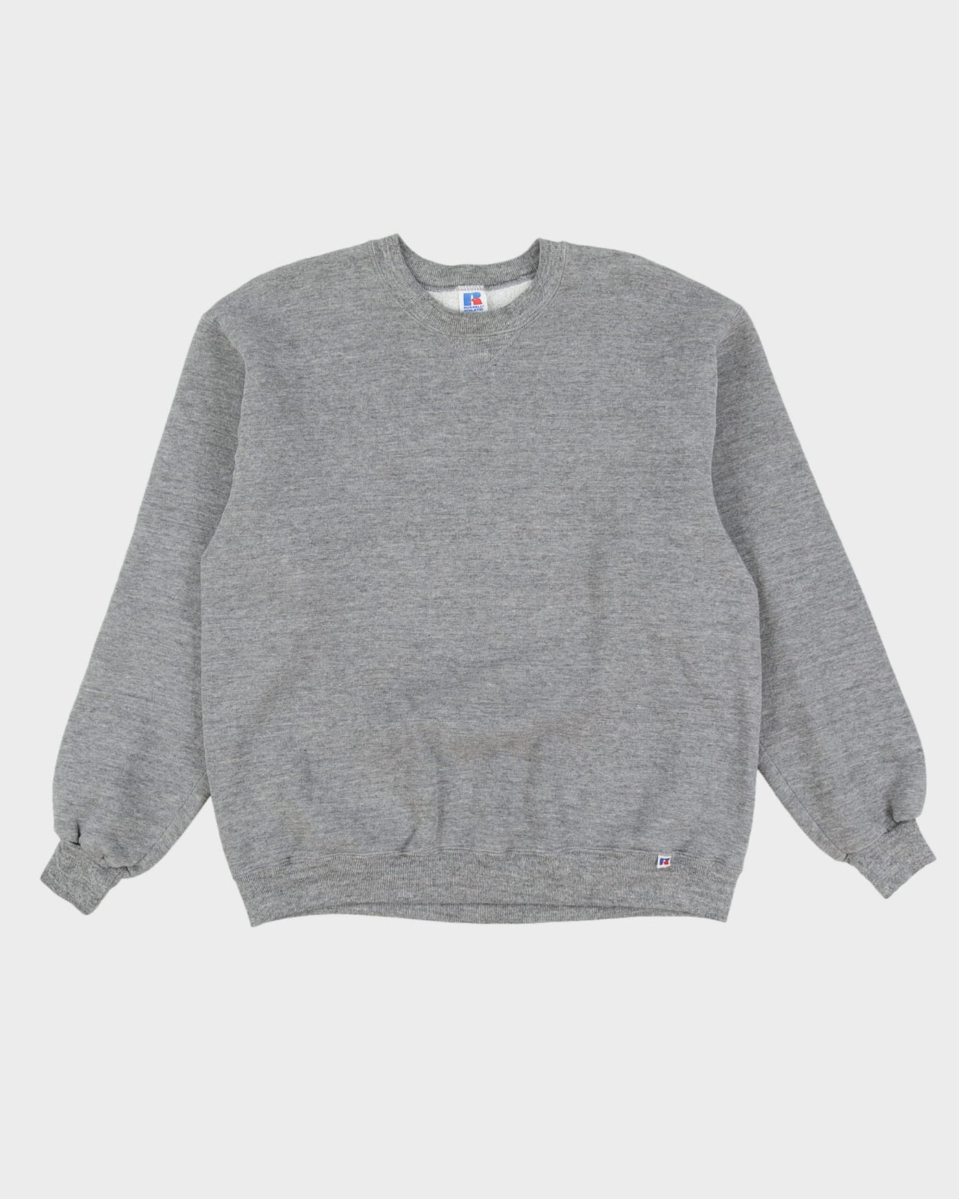 Vintage 90s Russell Athletic Blank Grey Sweatshirt - XL