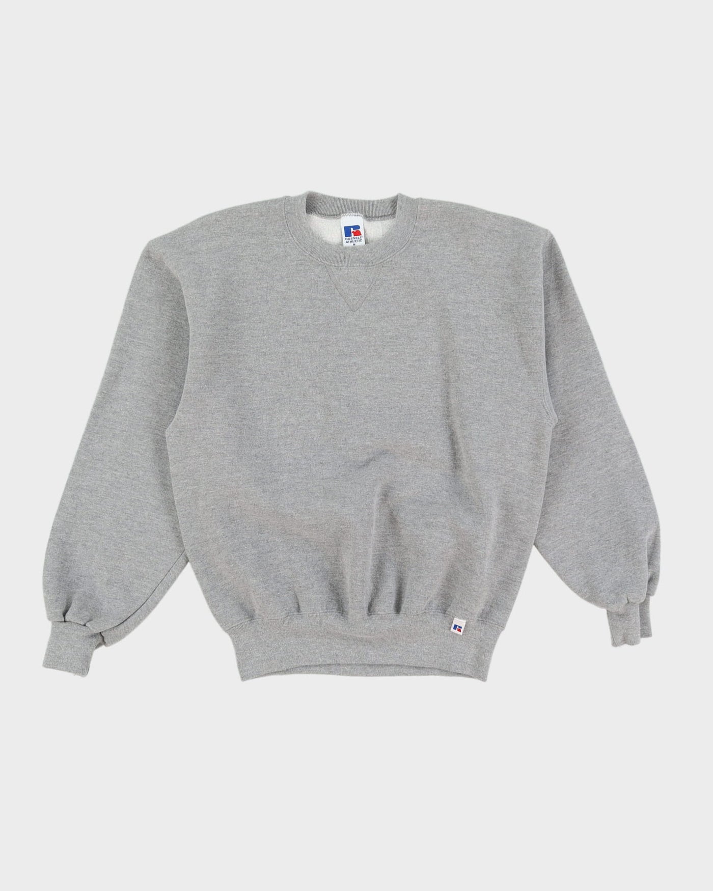 Vintage 90s Russell Athletic Blank Grey Sweatshirt - M