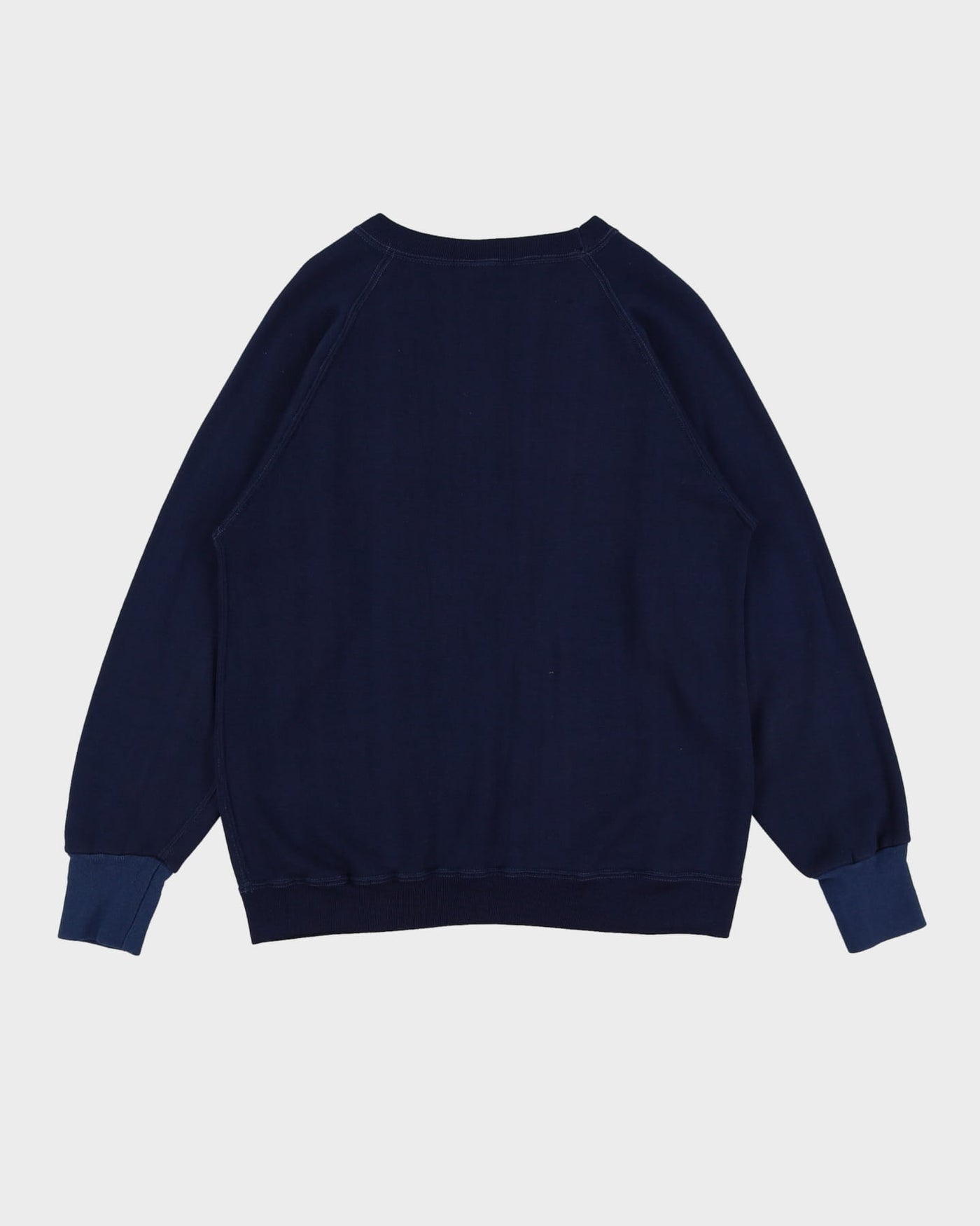 Vintage 90s Blank / Plain Navy Sweatshirt - M