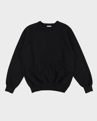 Vintage 90s Penmans Blank / Plain Black Sweatshirt - L