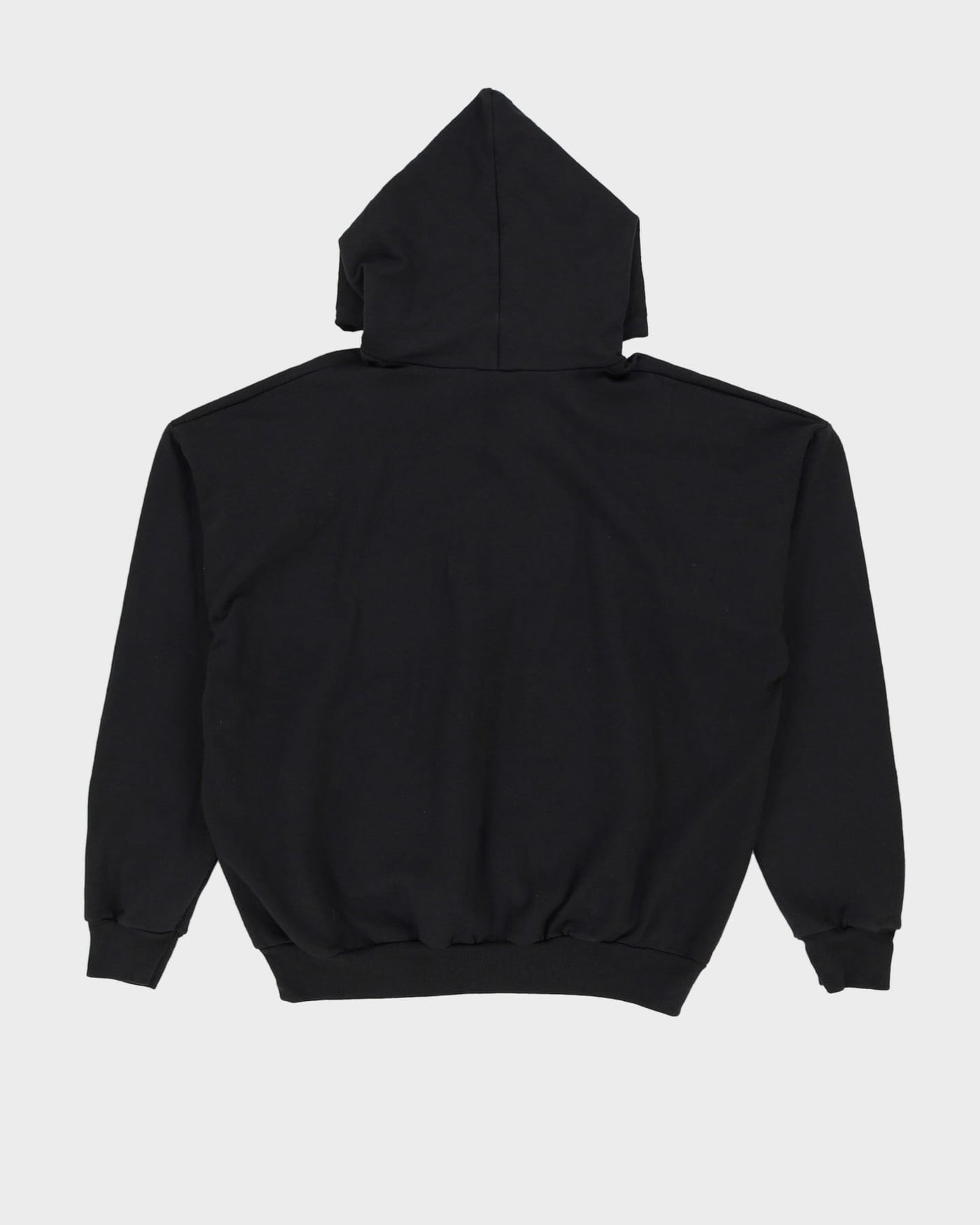 Vintage 90s Hanes Blank / Plain Black Hoodie - XXL