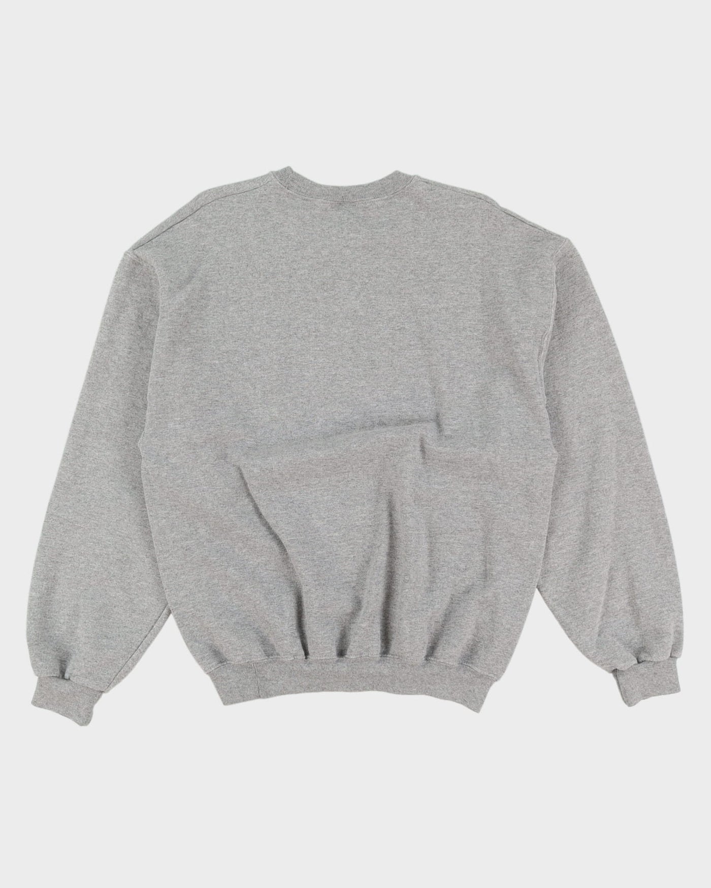Vintage 90s Jerzees Grey Plain / Blank Sweatshirt - L