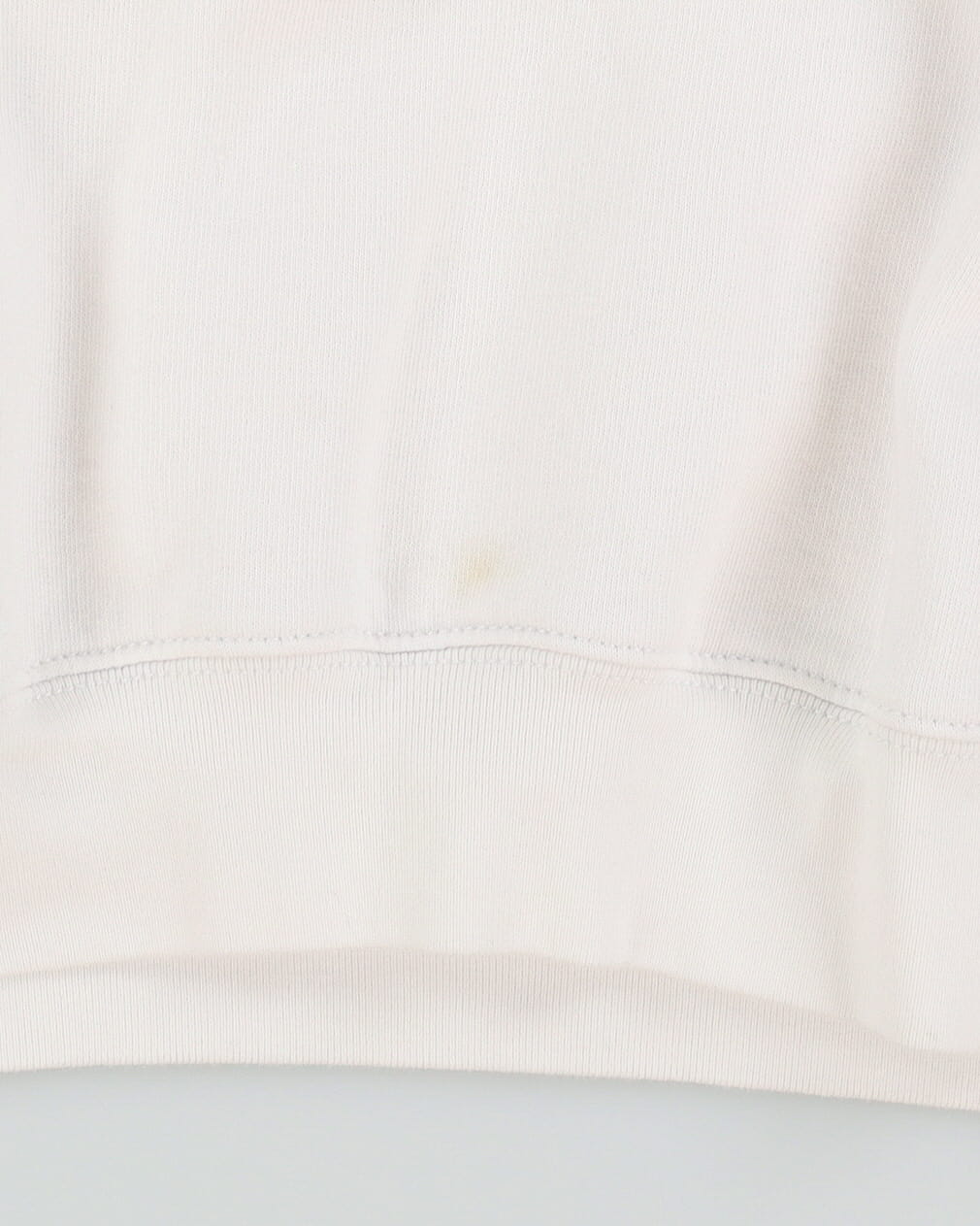 Burberry White Nova Check Sleeve Patterned Sweatshirt - M